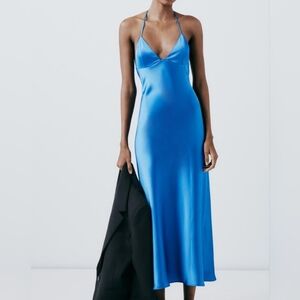 Zara satin dress